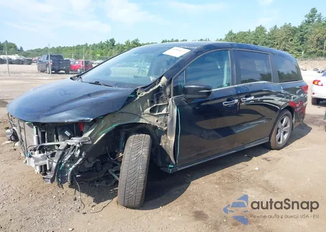 2018 Honda Odyssey Ex-L из США, поврежденный, VIN 5FNRL6H72JB068709